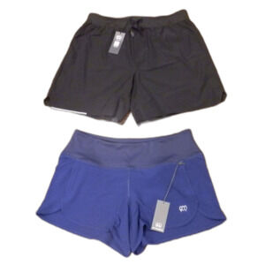 Ivy Citizens Black Blue Shorts Women's Size Medium Set of 2 NWT